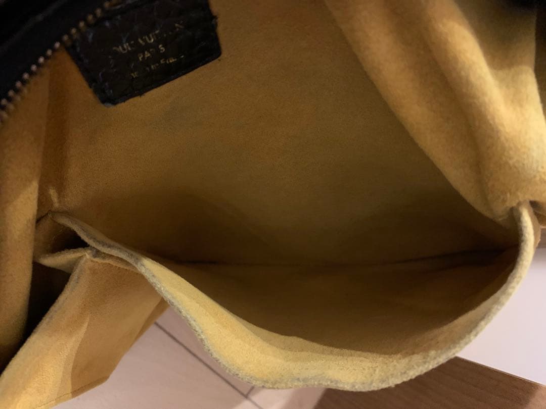 ルイ　ヴィトン　モノグラム　スライトリー　デニム　バッグ　レア　破れ有り