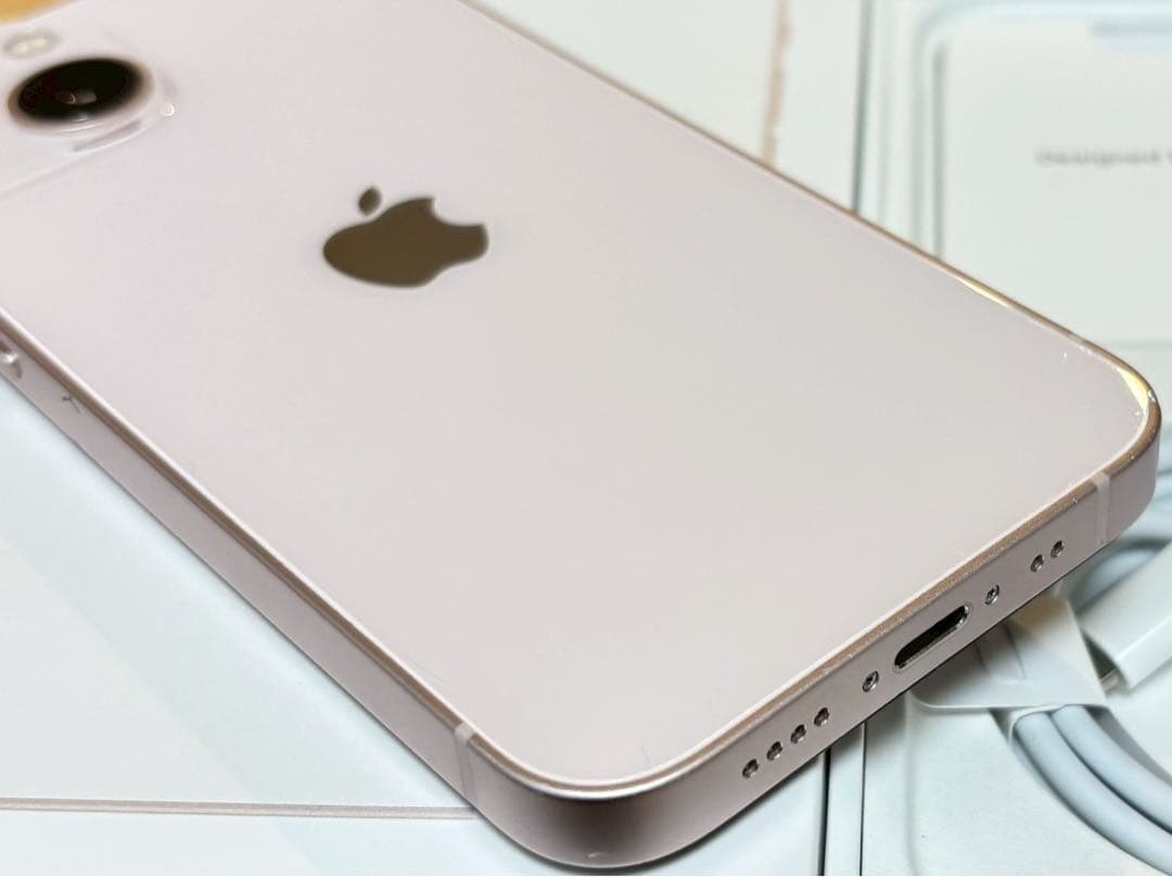 【新品バッテリー】iPhone 13mini 128GB ピンク　SIMフリー
