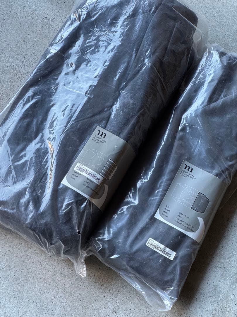 新品 muraco ZIZ グラウンドシート、インナーテント セット