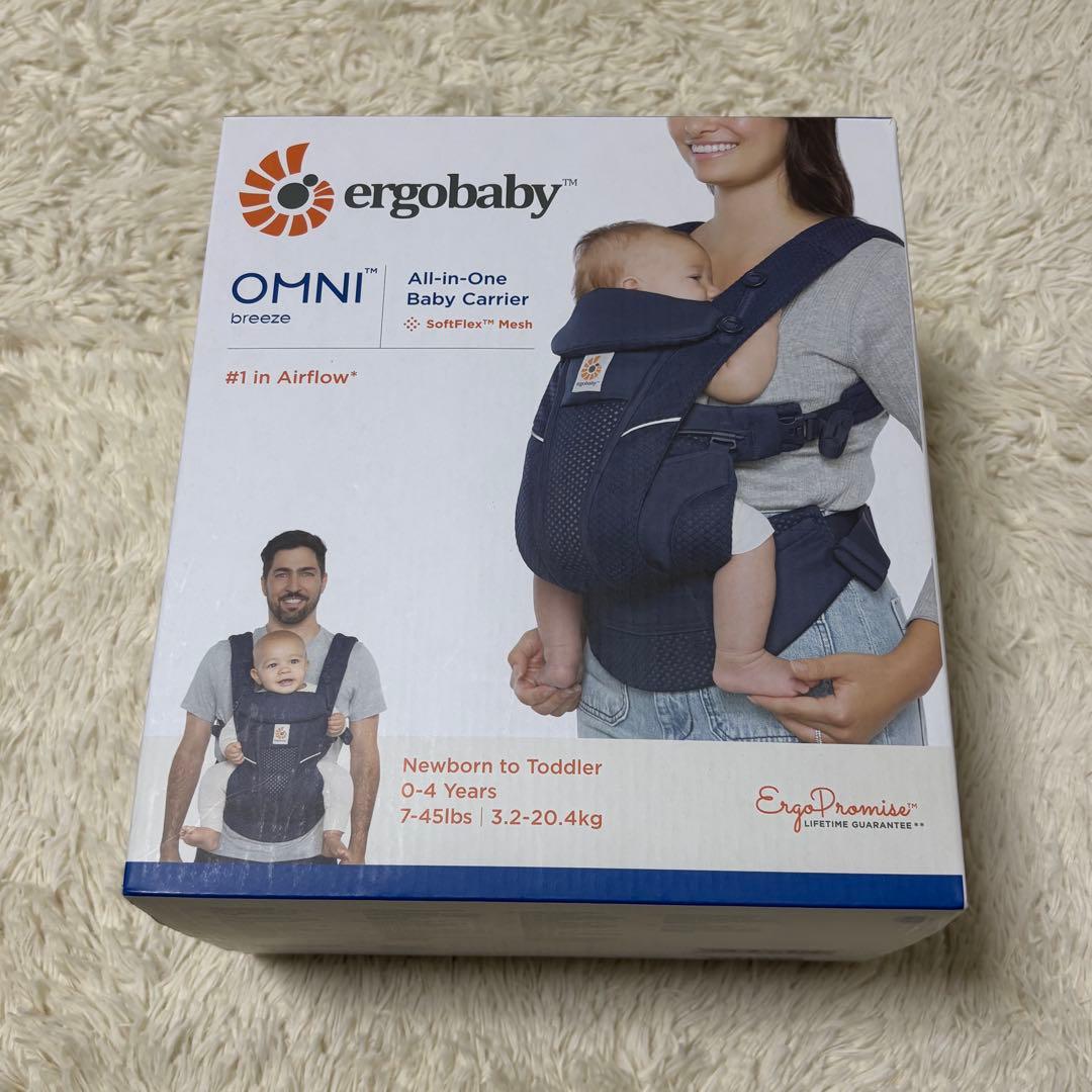エルゴベビー 抱っこひも OMNI Breeze ミッドナイトブルー