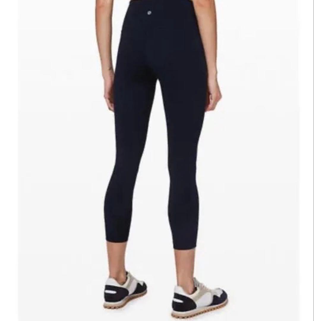 lululemon 新品未使用　ハイライズタイツ25インチ サイズ4 紺色