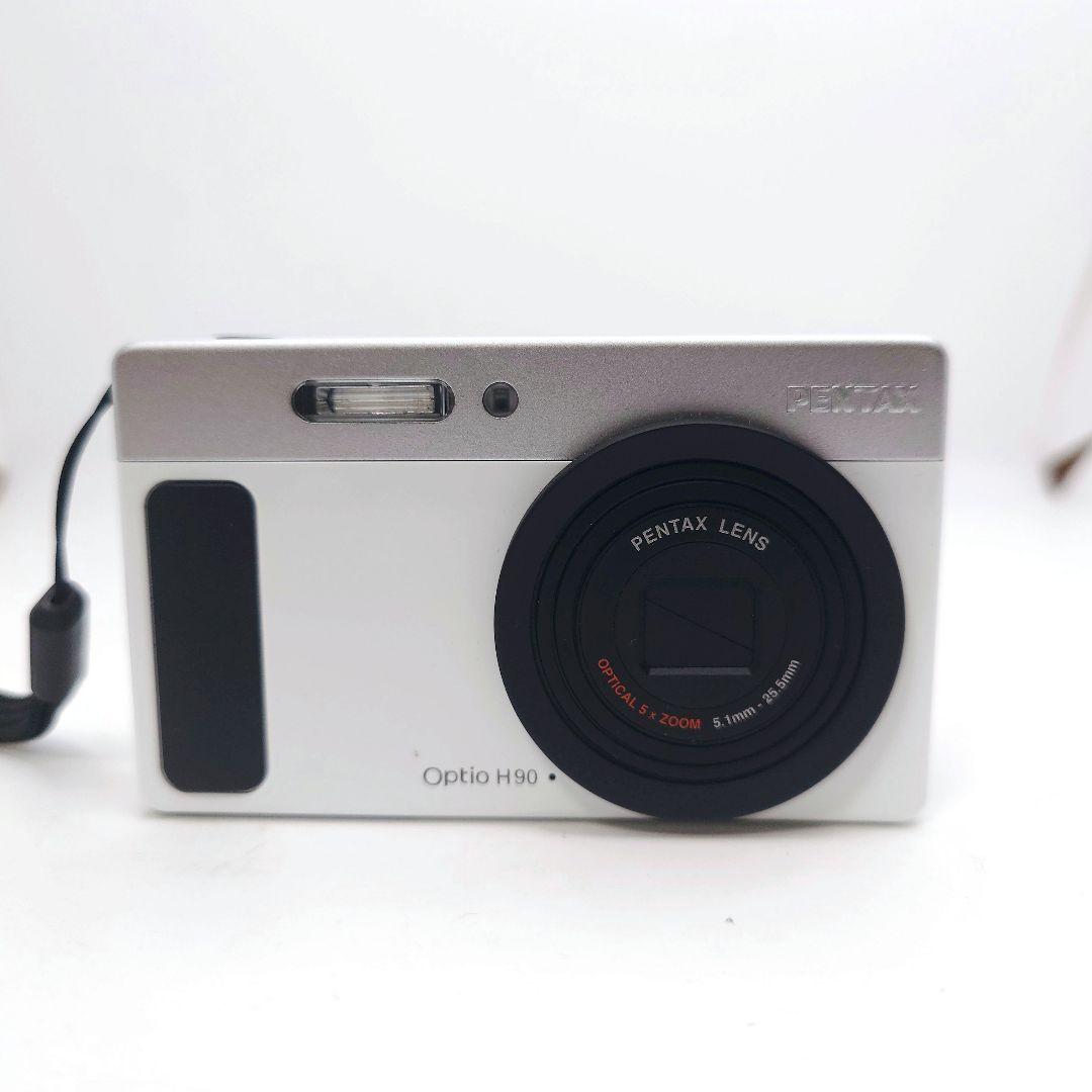 【可愛いすぎるコンデジ】PENTAX optio H90 ホワイト×シルバー