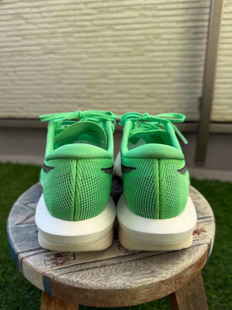 ASICS マジックスピード5 グリーン　25センチ