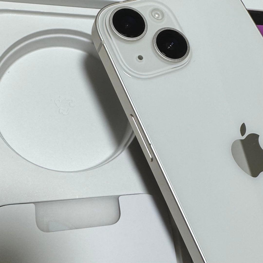 美品 iPhone14 スターライト 128GB バッテリー82% 箱あり