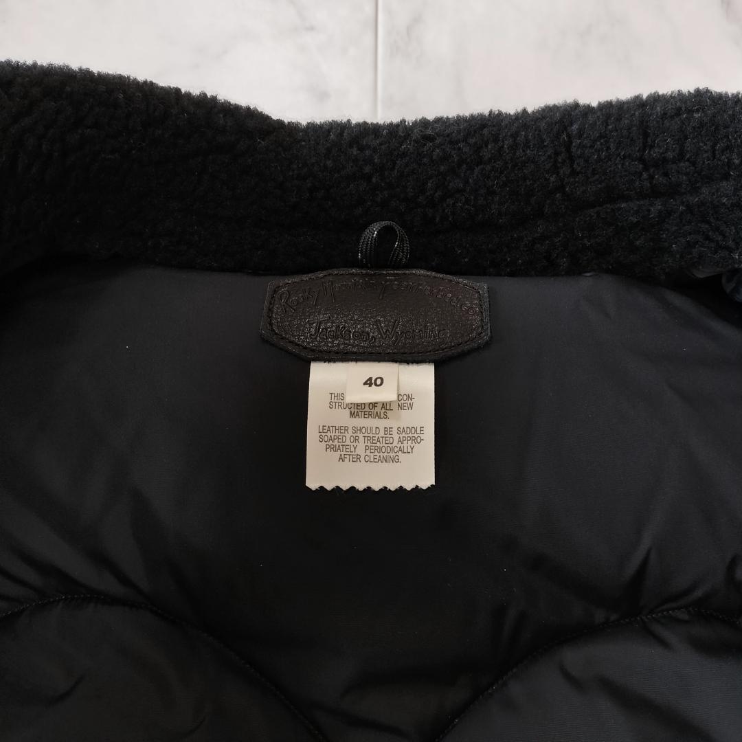 ロッキーマウンテンフェザーベッド クリスティジャケット 40 L ブラック 牛革