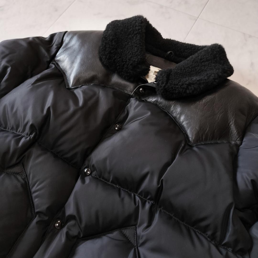 ロッキーマウンテンフェザーベッド クリスティジャケット 40 L ブラック 牛革