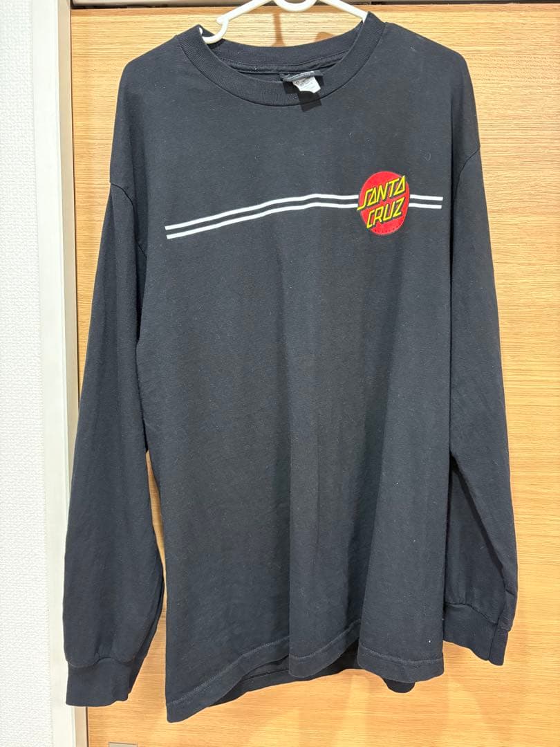 SANTA CRUZ ロンTブラック 長袖 Tシャツ L