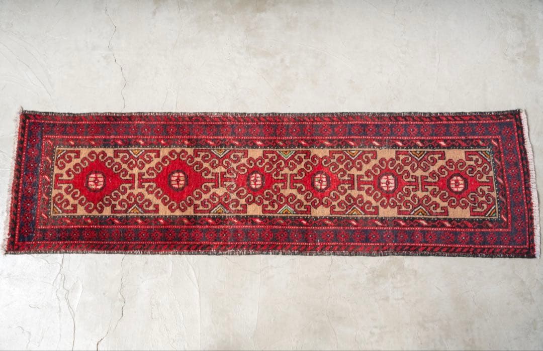 ヴィンテージ ペルシャ絨毯 1940 x 550mm 1980s VINTAGE