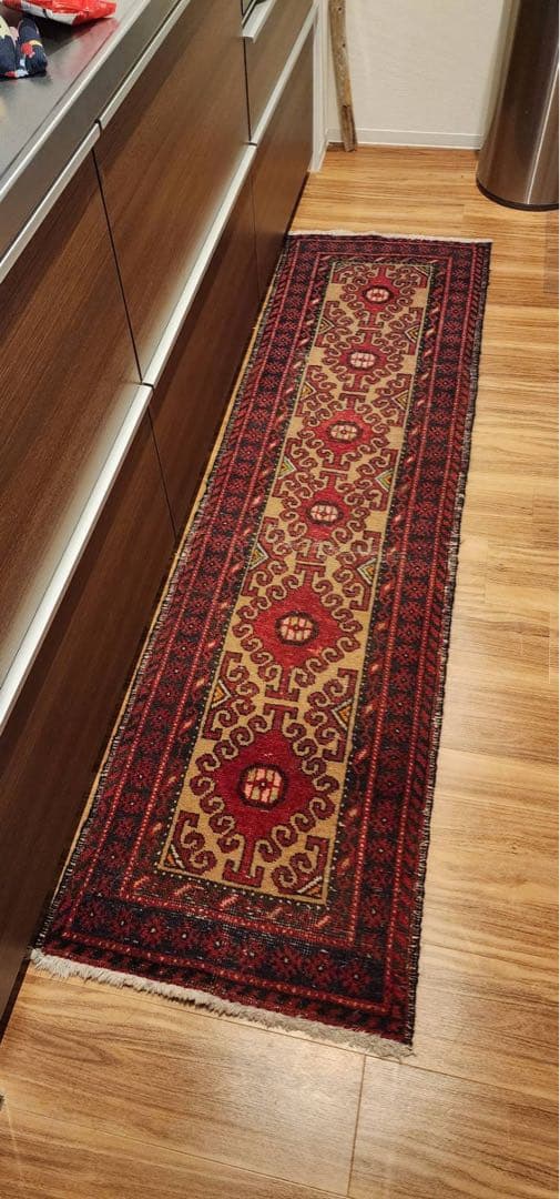 ヴィンテージ ペルシャ絨毯 1940 x 550mm 1980s VINTAGE