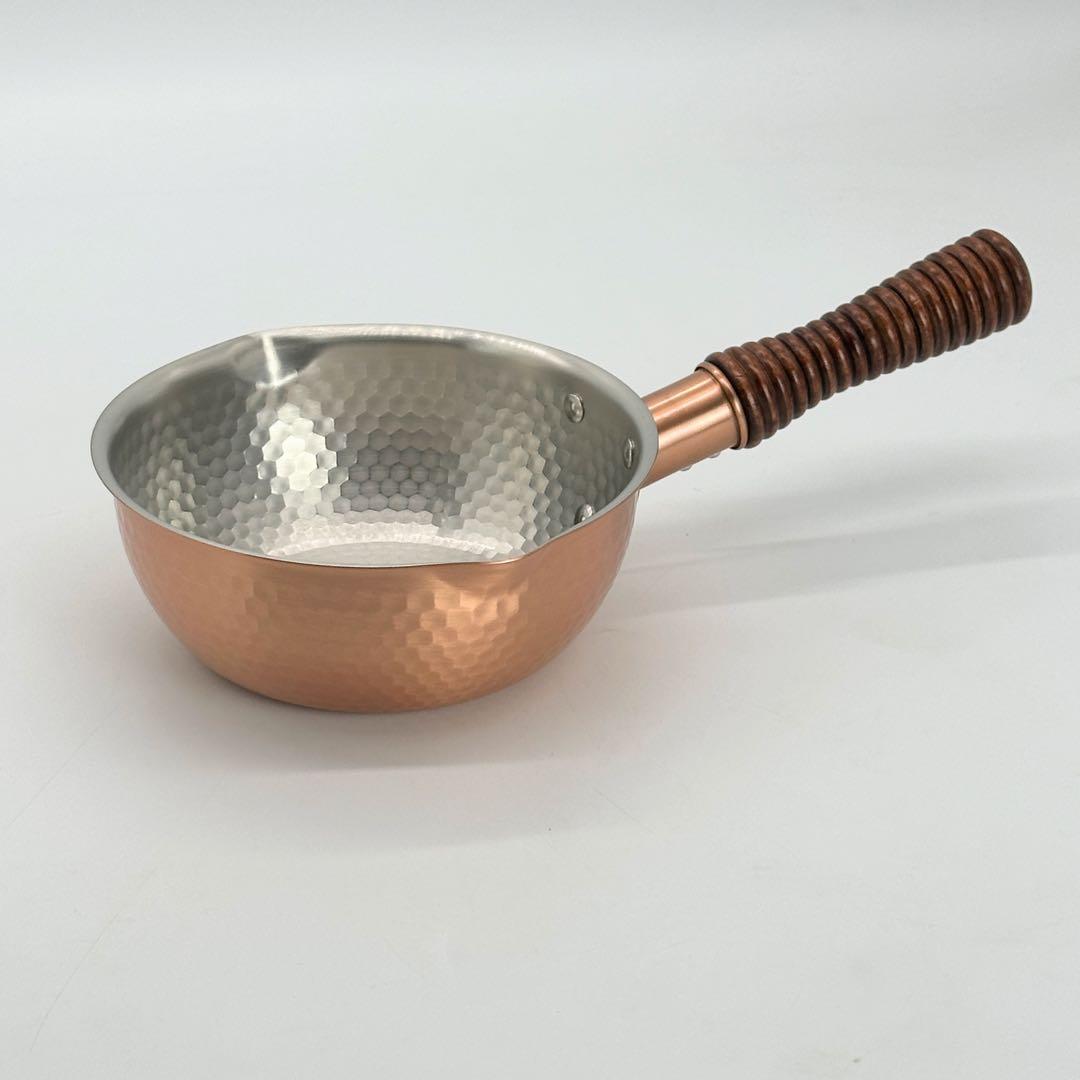 新品未使用 銅楽 まごころ伝心 雪平鍋 15cm 銅製 片手鍋 日本製 調理器具