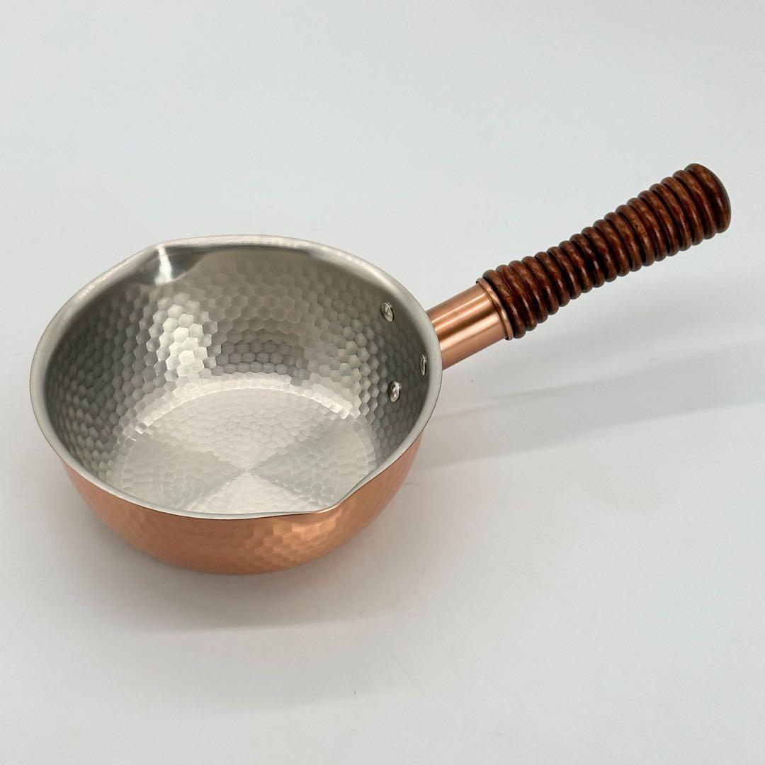 新品未使用 銅楽 まごころ伝心 雪平鍋 15cm 銅製 片手鍋 日本製 調理器具