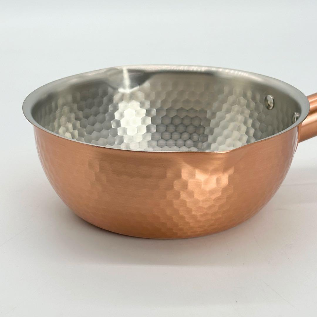 新品未使用 銅楽 まごころ伝心 雪平鍋 15cm 銅製 片手鍋 日本製 調理器具