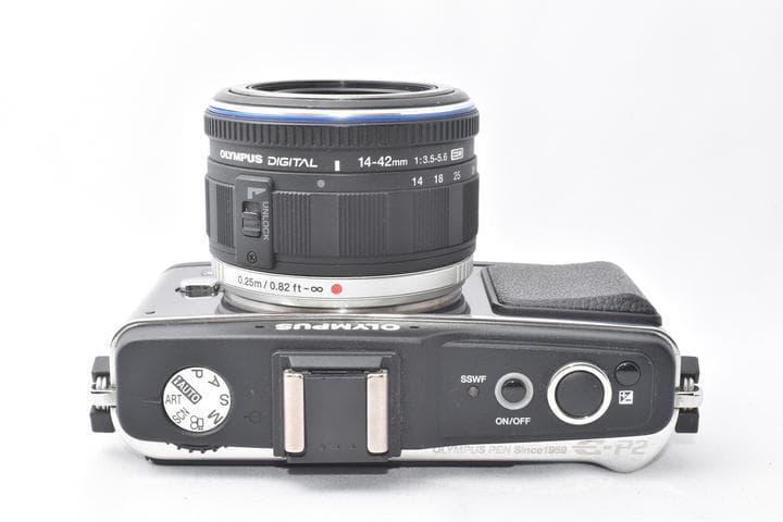 オリンパス OLYMPUS PEN E-P2 ブラック レンズキット