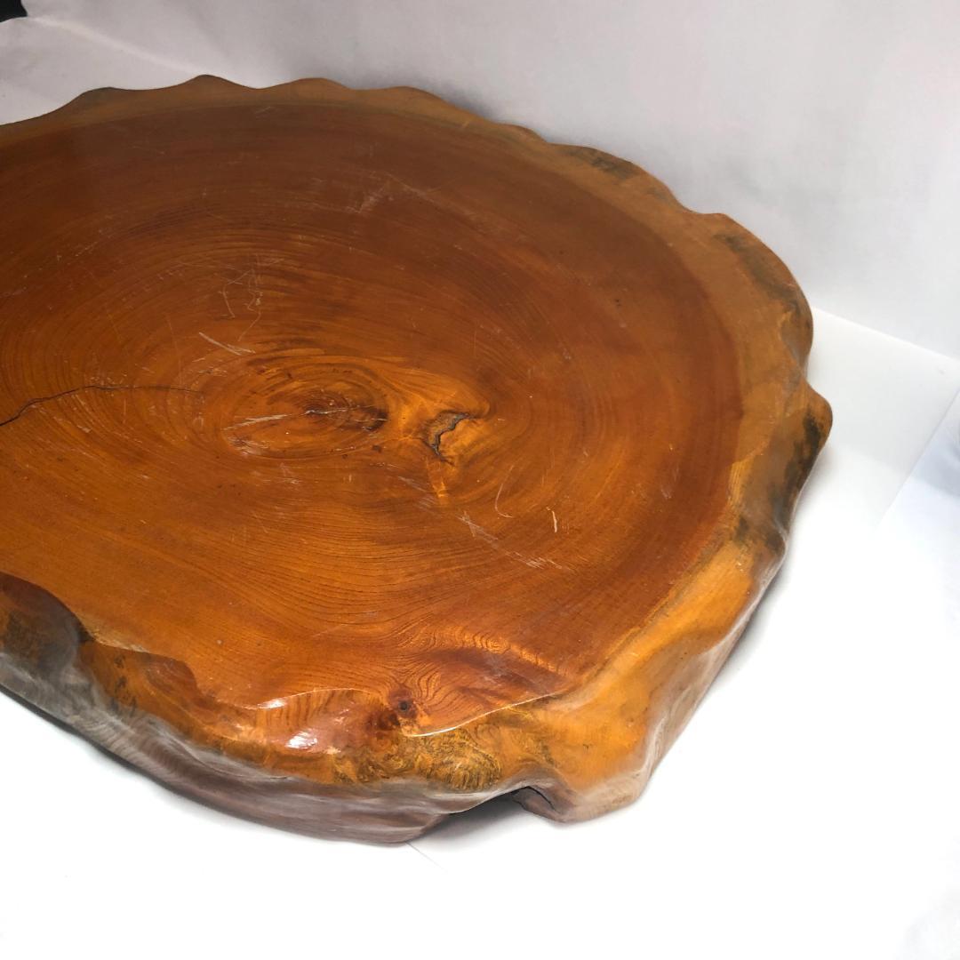 盆栽台、華台　花台　盆栽卓　飾り台　天然木 　53㎝、7.1kg