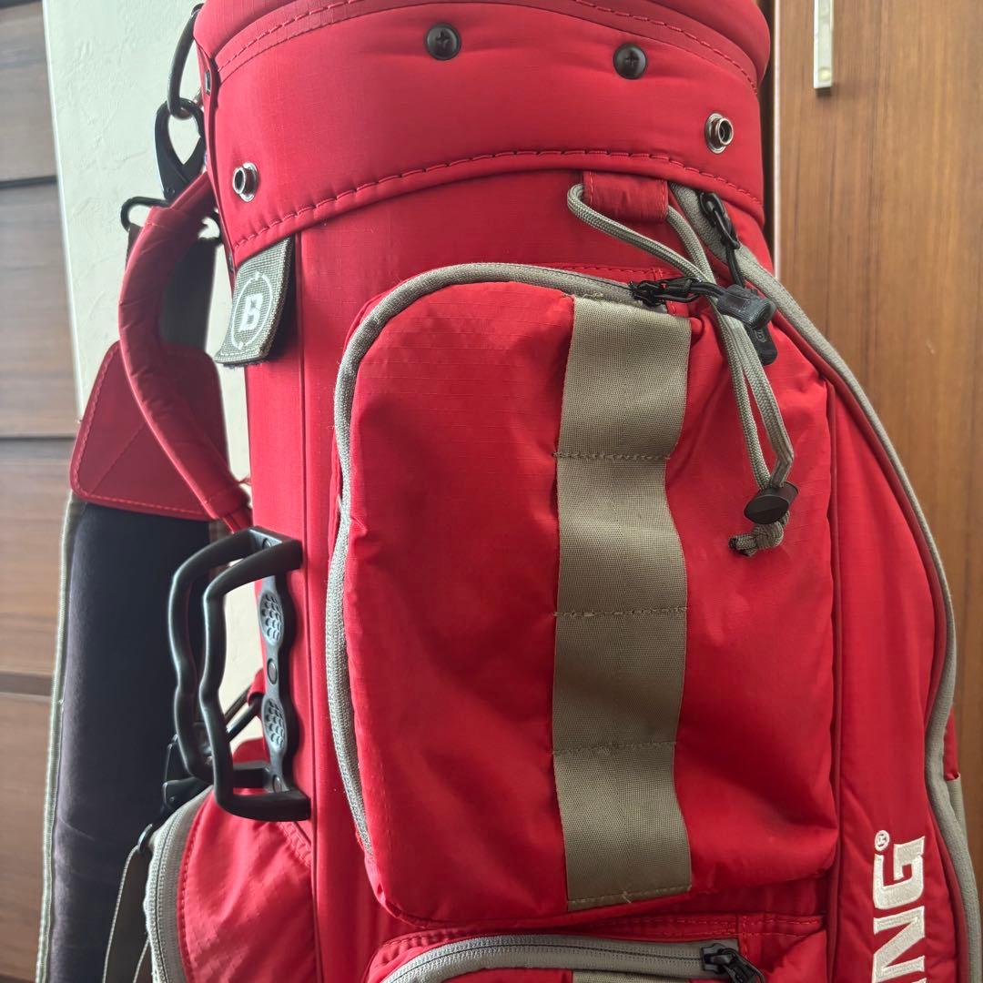 BRIEFING GOLF CR-6 レッド　キャディバッグ