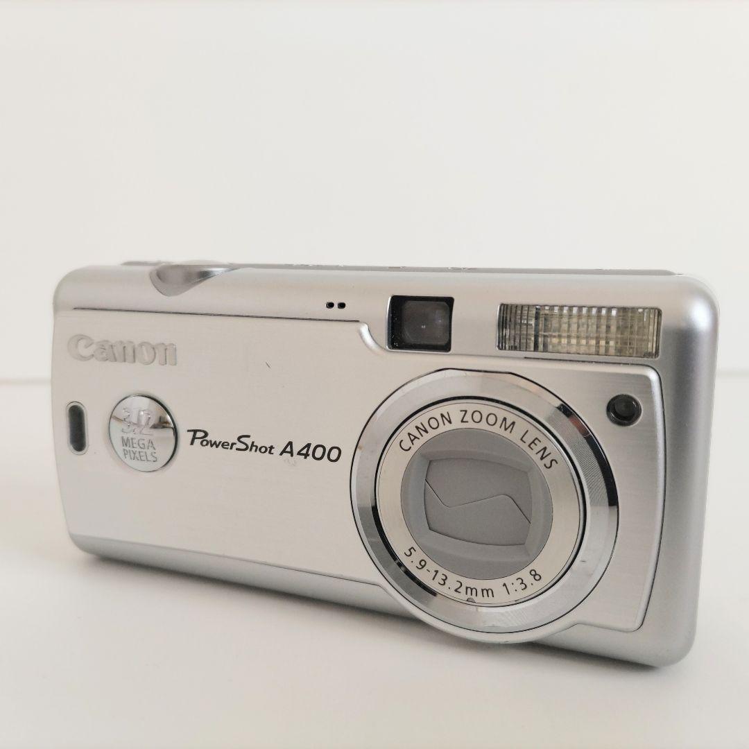 動作品 Canon デジカメ PowerShot A400 単3電池駆動