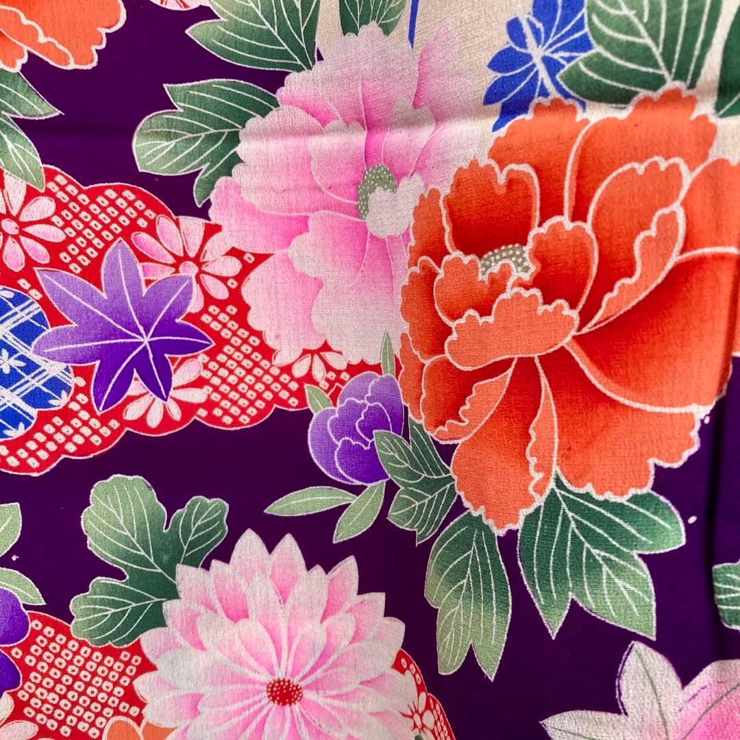 アンティーク3歳 女の子 子供着物 七五三 アンティーク着物 NO63