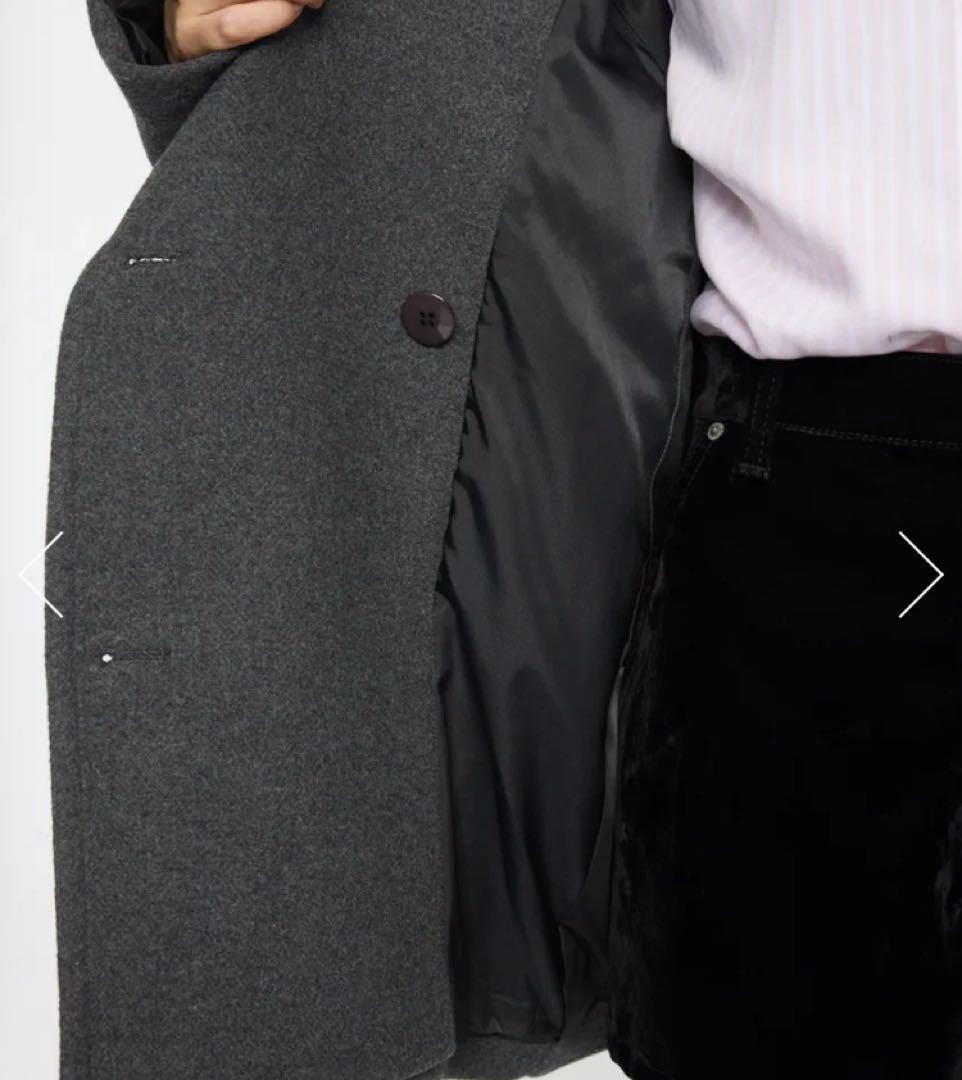 【毎日100円引】DOUBLE BREASTED MID コート