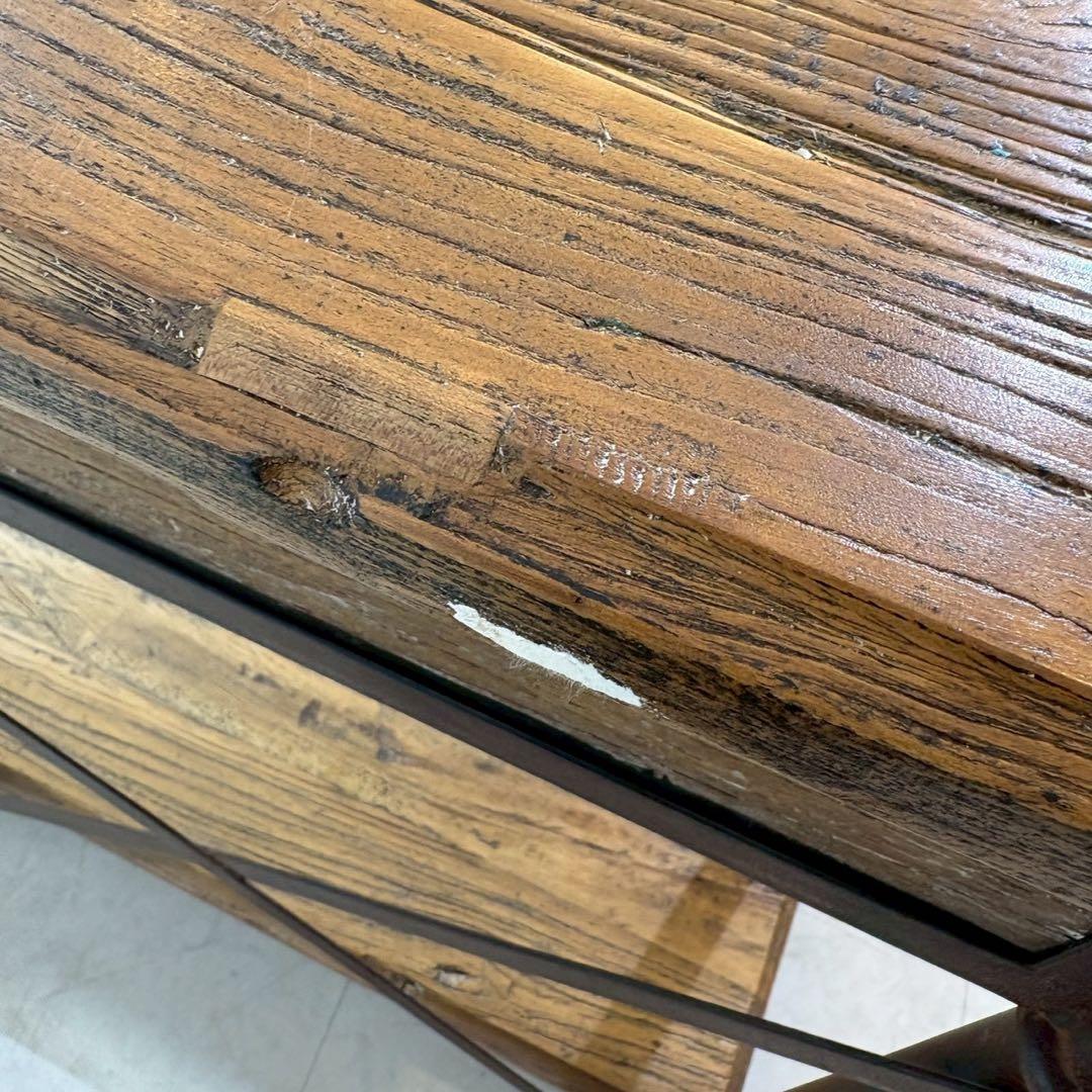 古材　コンソールテーブル　カントリースタイル　アンティーク調