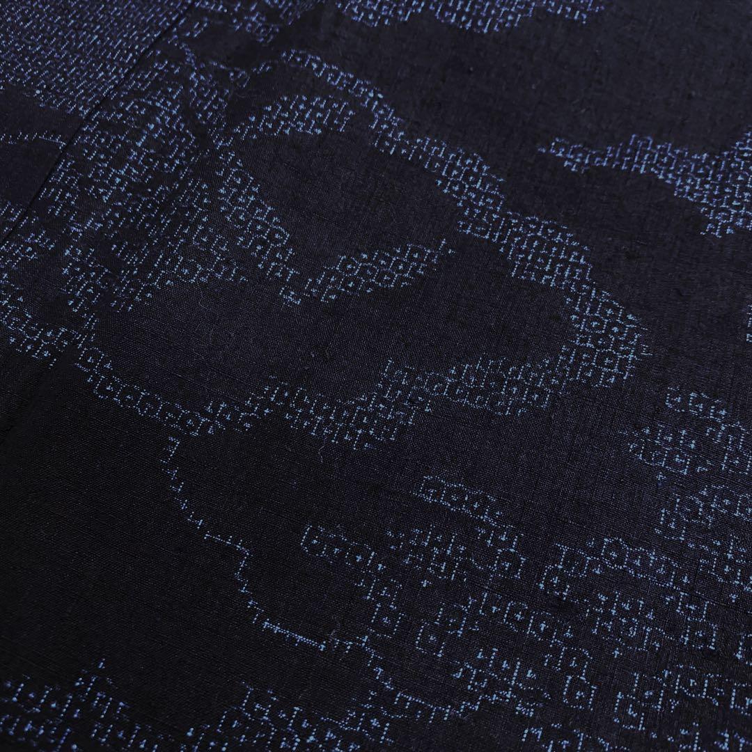 キリコまるK0128美品 逸品 重要無形文化財 100山亀甲 正絹 結城紬