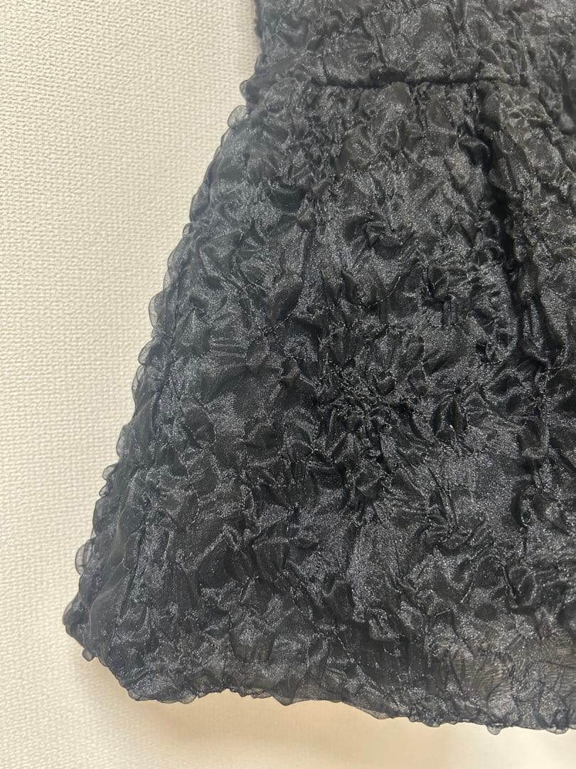 rosymonster オーガンジートップス 黒