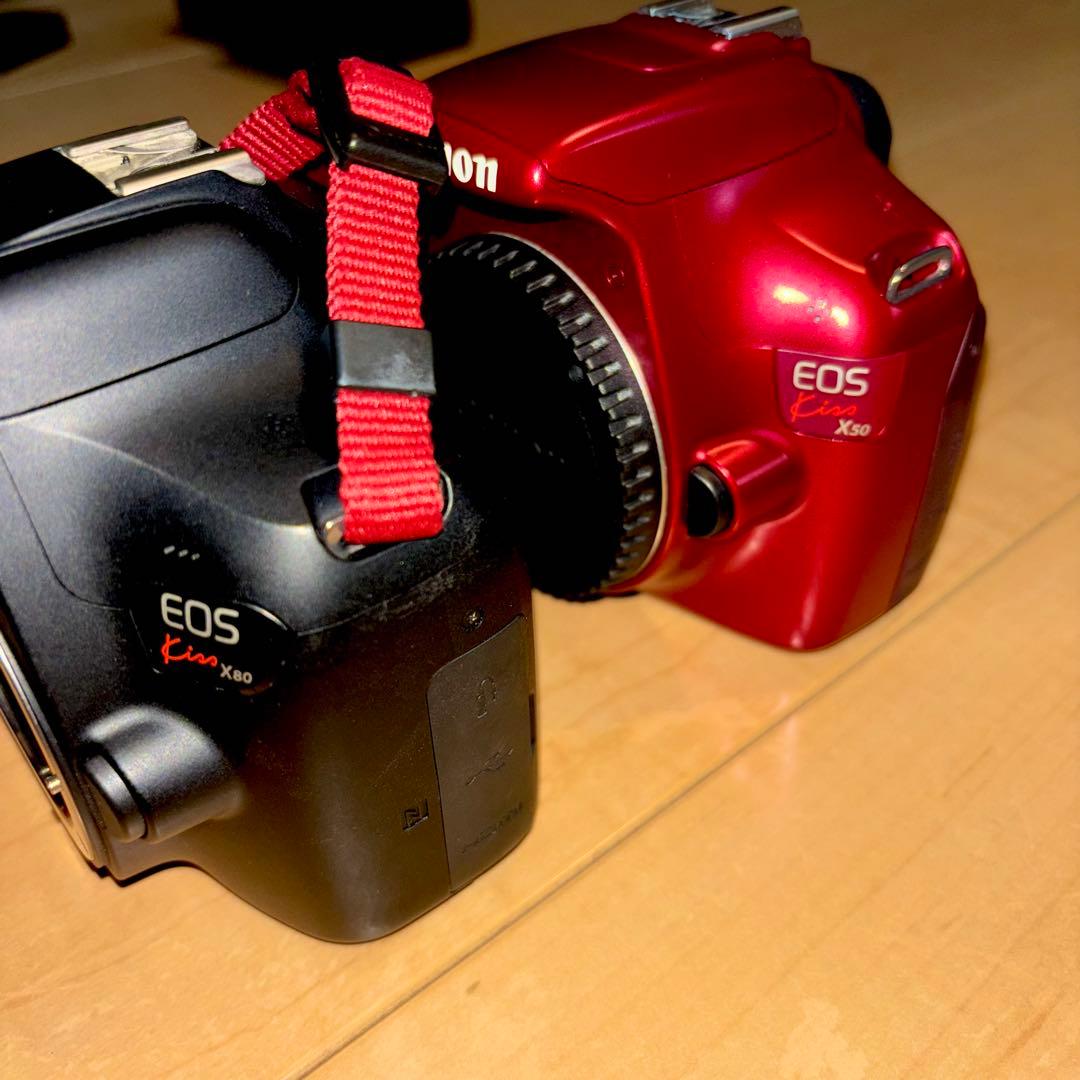 【美品】Canon EOS Kiss X80 一眼レフ本体 レンズ等多数セット