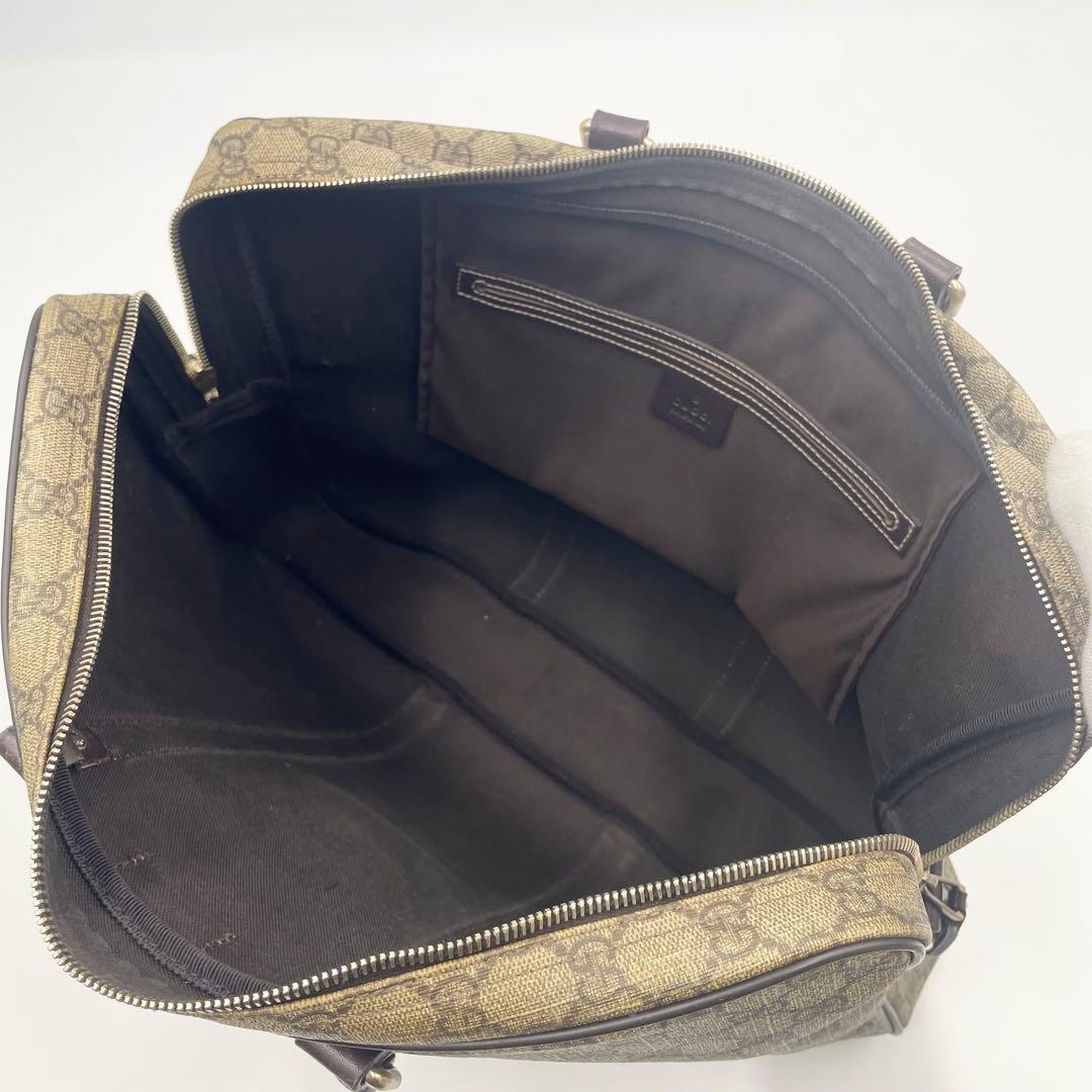 GUCCI グッチ GGスプリーム ブリーフケース 2WAY ビジネス A4可