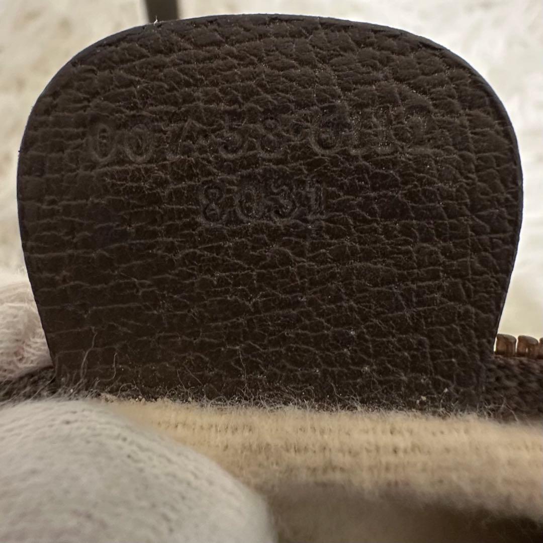 値下げ 袋付き グッチ GG 金具 レザー ショルダーバッグ シェリーライン