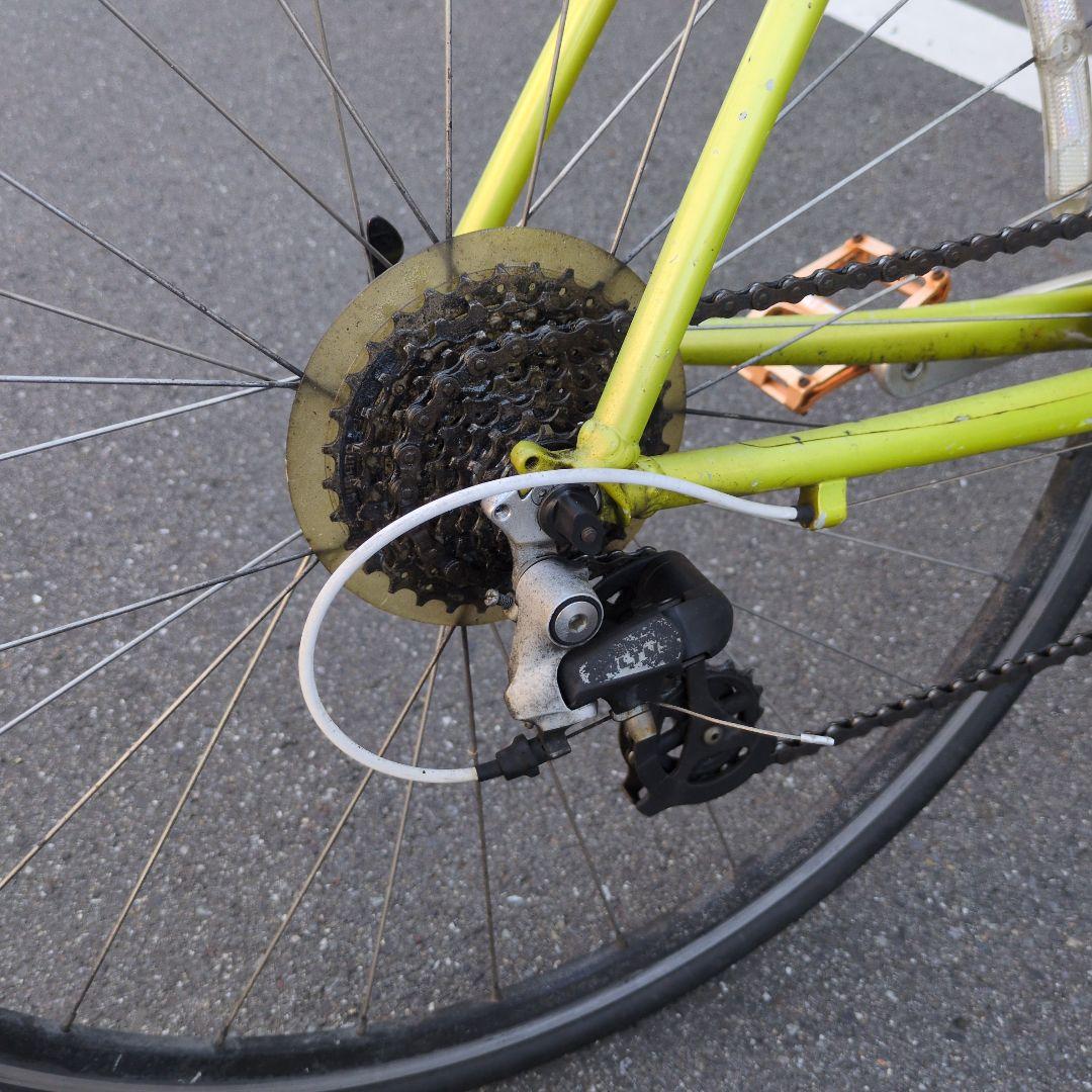 GIANT クロスバイク 3×8　ライムグリーン　杉並区引き取り限定