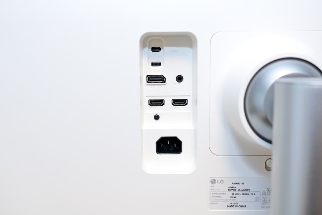 LG 40インチ 5K2K ウルトラワイドモニター IPS 40WP95C-W