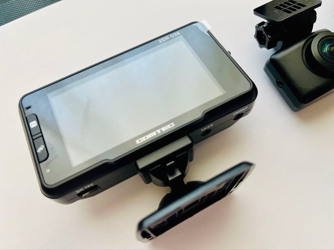 コムテック 車用 前後2カメラ ドライブレコーダー ZDR036