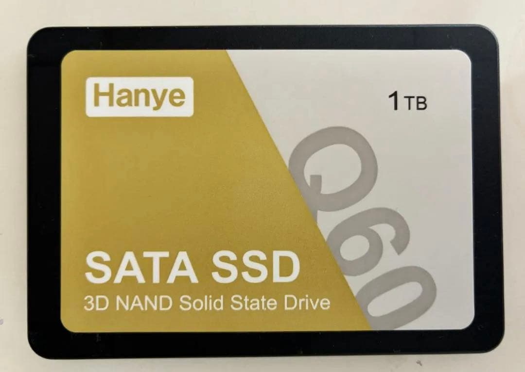 通電4971h★SSD1TB★大容量2.5” ★長寿命・高速★HanyeQ60