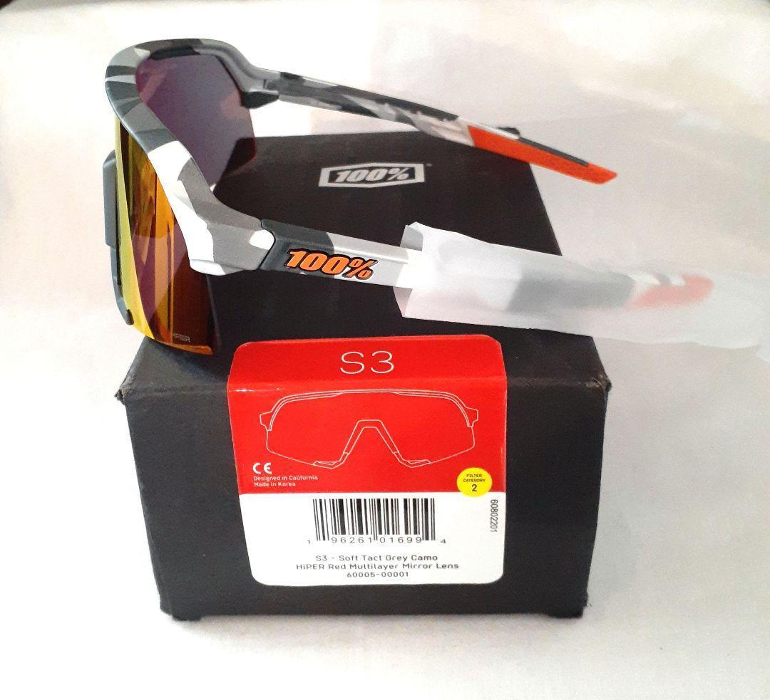 100% S3 Grey Camo ワンハンドレッド サングラス
