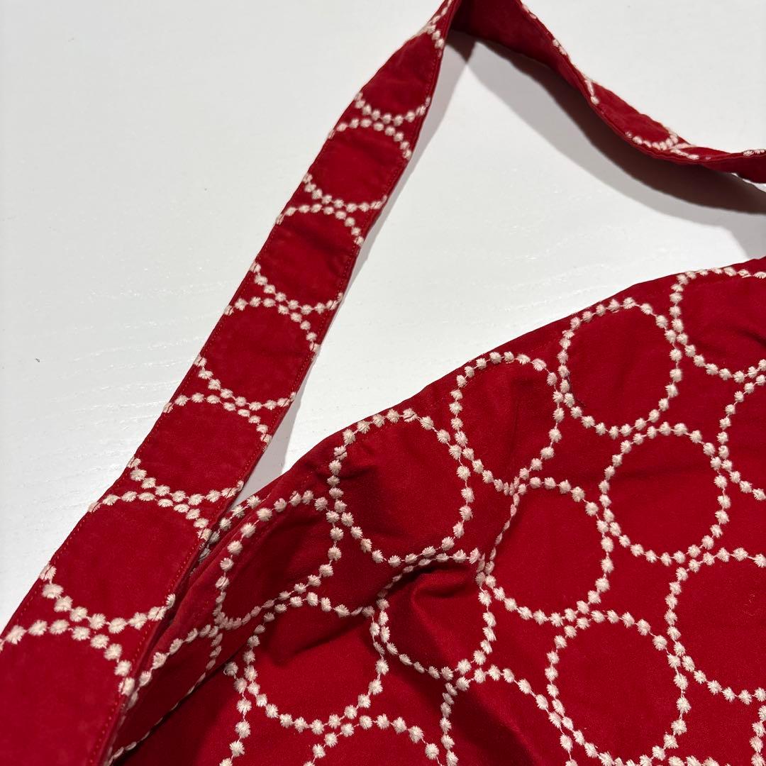 ミナペルホネン ショルダーバッグ タンバリン 赤