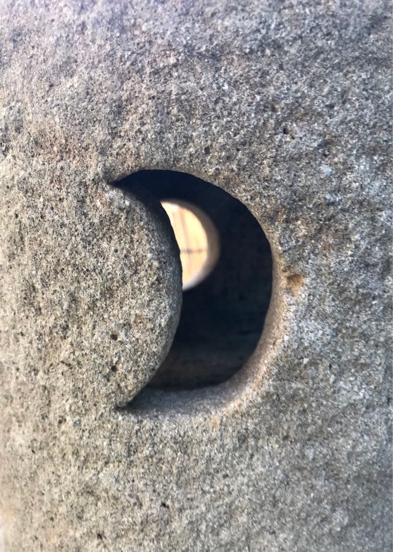 【天然自然石灯篭・置灯篭・オブジェ・庭石・ガーデニング・造園】箱庭水石飾り石