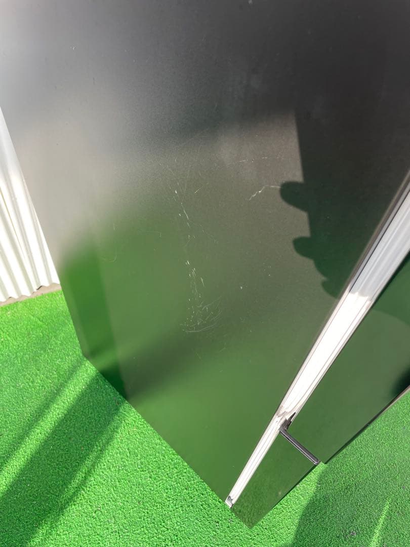 829 ハイセンス おしゃれブラック 2ドア冷蔵庫 一人暮らし 単身 取説付き