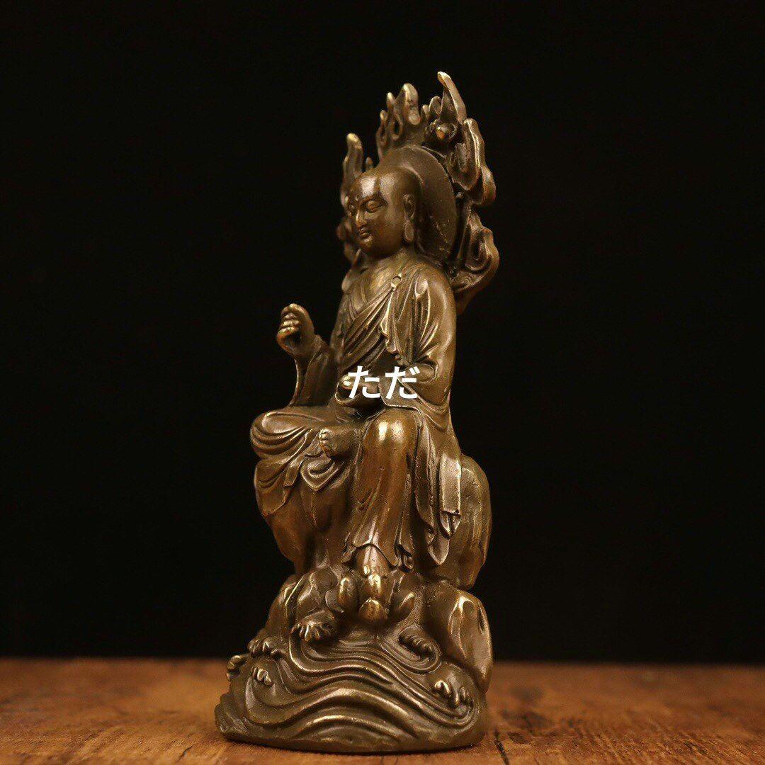 地蔵 菩薩 観音 銅製 仏像 彫刻 置物 開運 風水