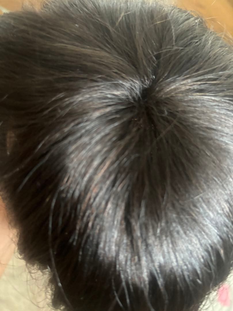 希少価値人毛100%❤️ジュリアオージェ部分ウィッグ❤️白髪薄毛隠し❤️定価5.48万