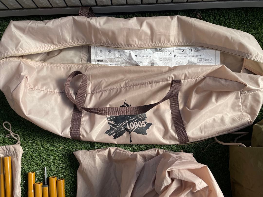 【お値下げしました】ロゴス ティピーテント + DODのインナーマット