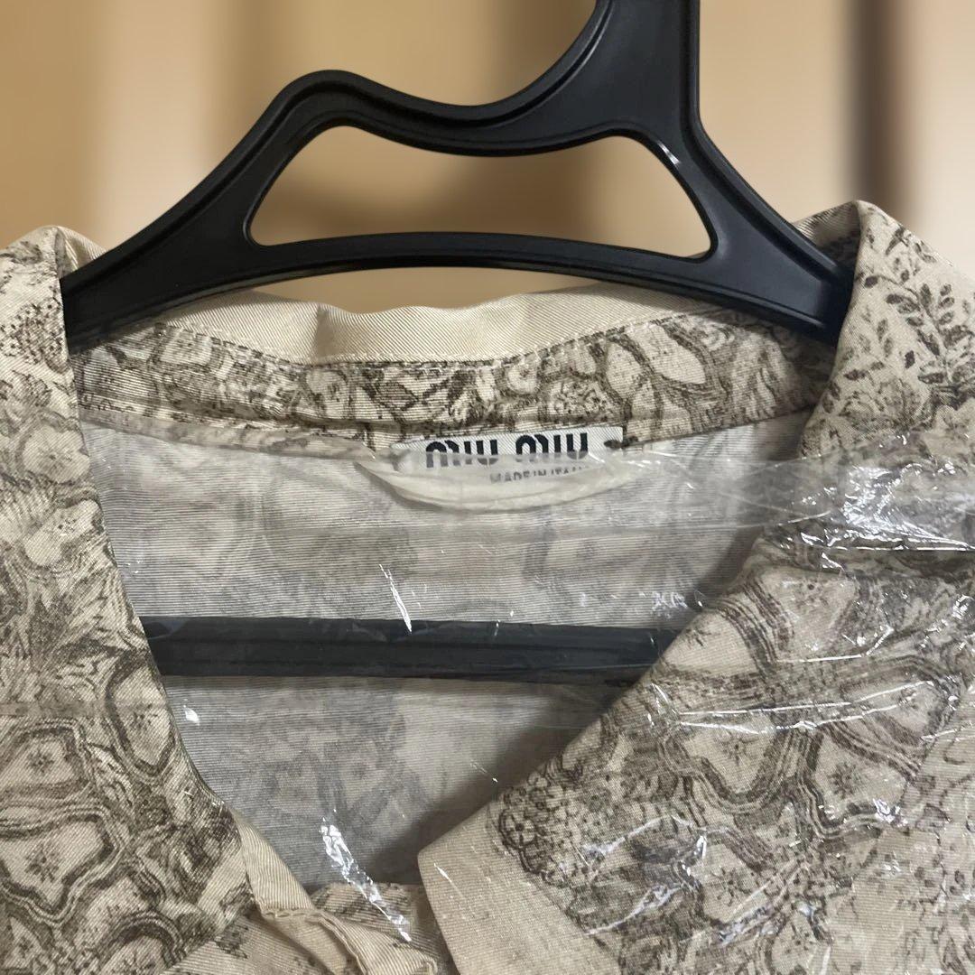 Miu Miu 花柄 長袖シャツ