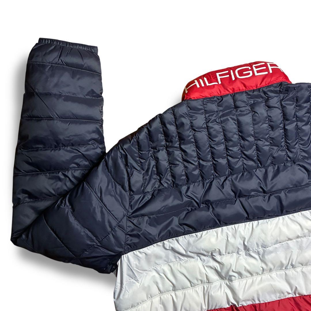 【極美品】トミーヒルフィガー パッカブル 中綿ジャケット トリコロール 軽量