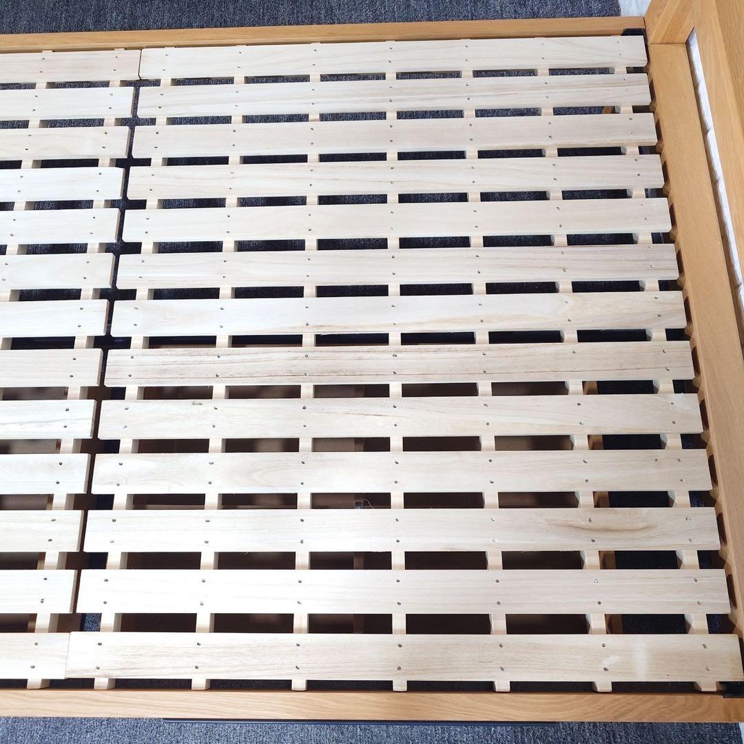 無印良品 ベッドフレーム セミダブルサイズ 引き出し付き すのこタイプ F005