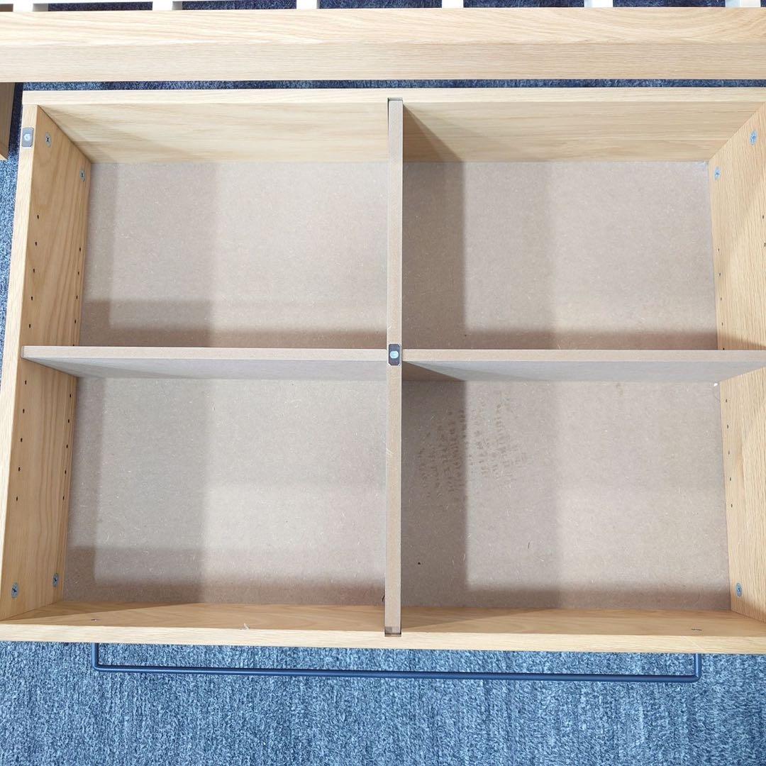 無印良品 ベッドフレーム セミダブルサイズ 引き出し付き すのこタイプ F005