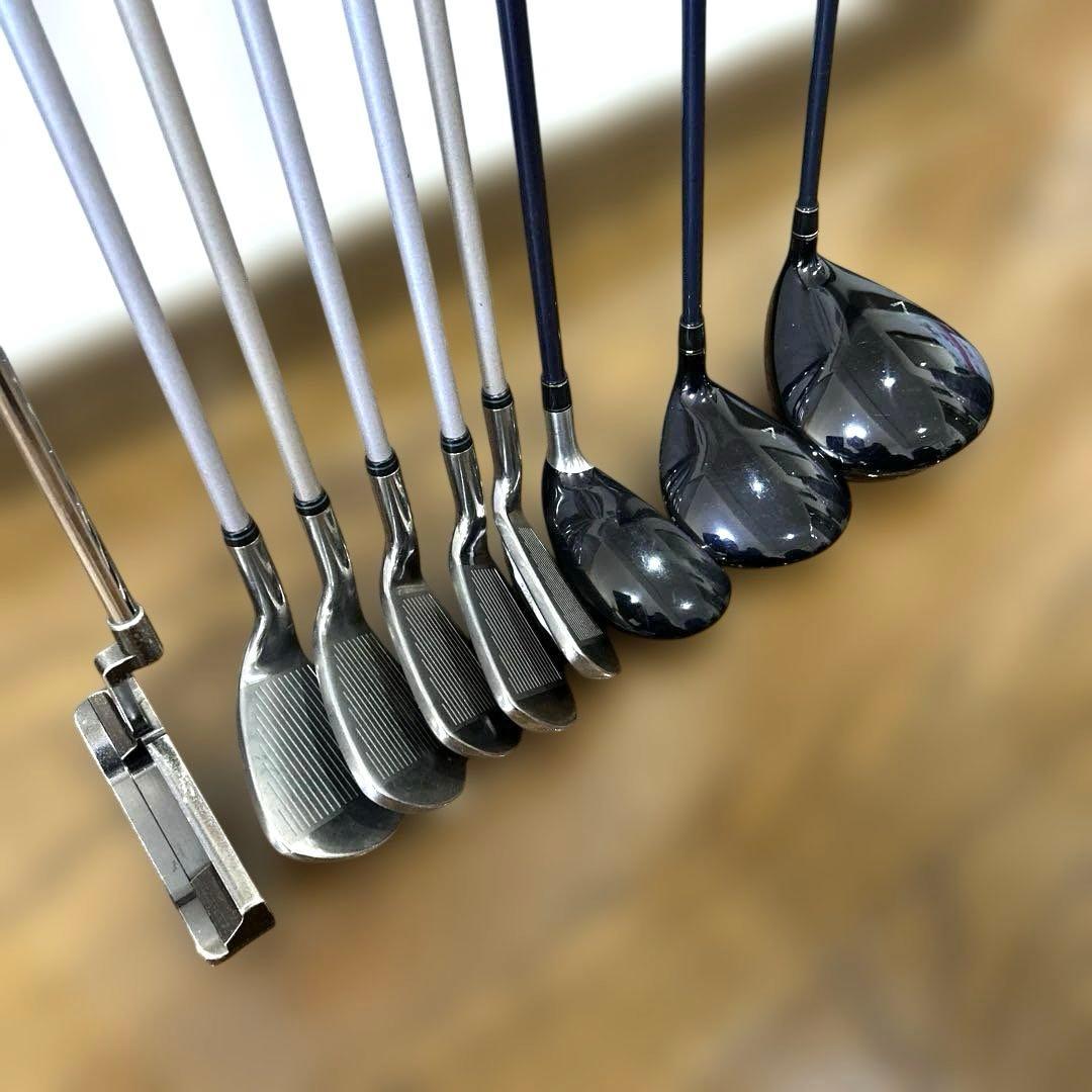 ブリヂストン＆ダンロップ　女性用ゴルフクラブ9本セット