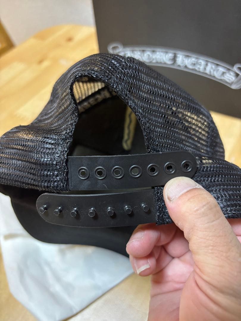 ★国内正規品★CHROME HEARTS ブラック トラッカーキャップ
