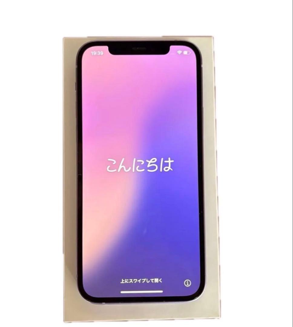 iPhone12/64GBパープル本体以外 新品フルセット＋保護フィルムセット