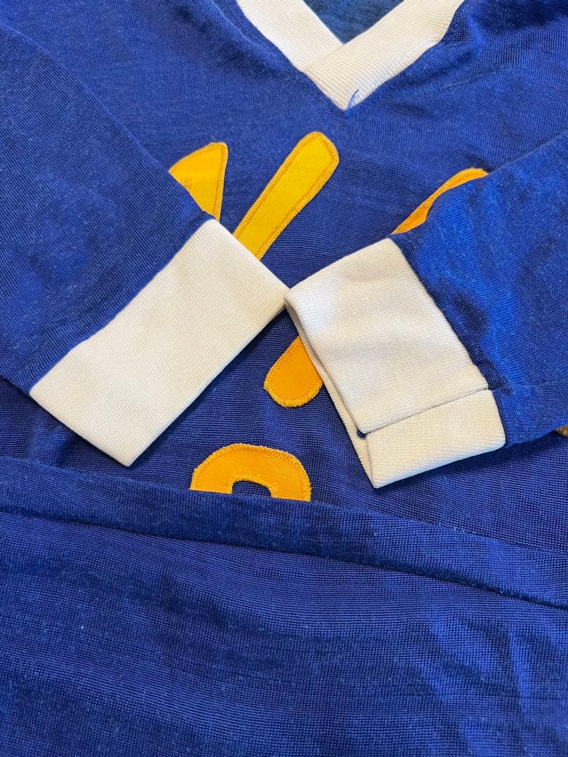 60's？Athletic Wear MASONフットボール Vネックシャツ