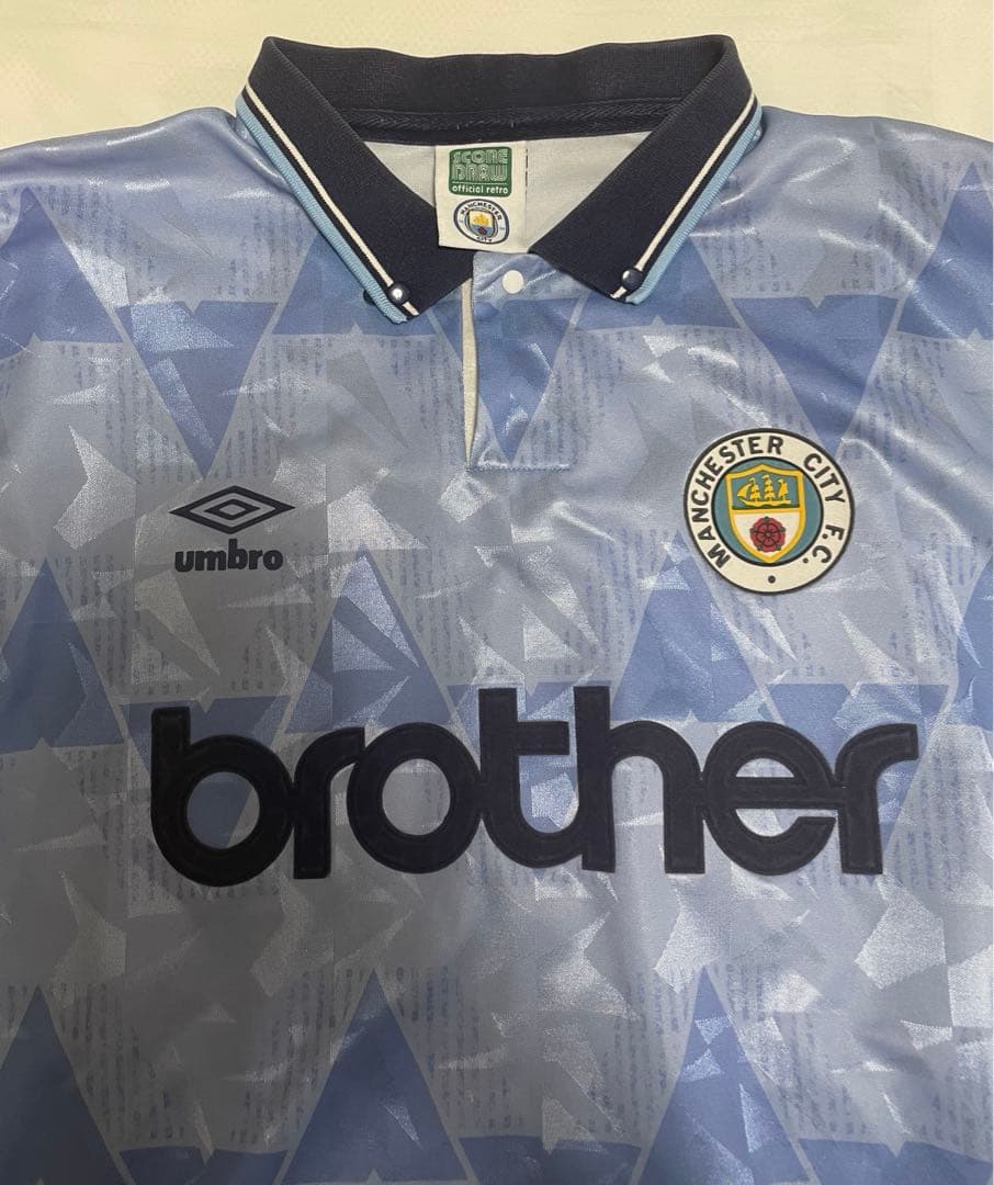 マンチェスターシティ 89-91シーズン　ヴィンテージユニフォーム