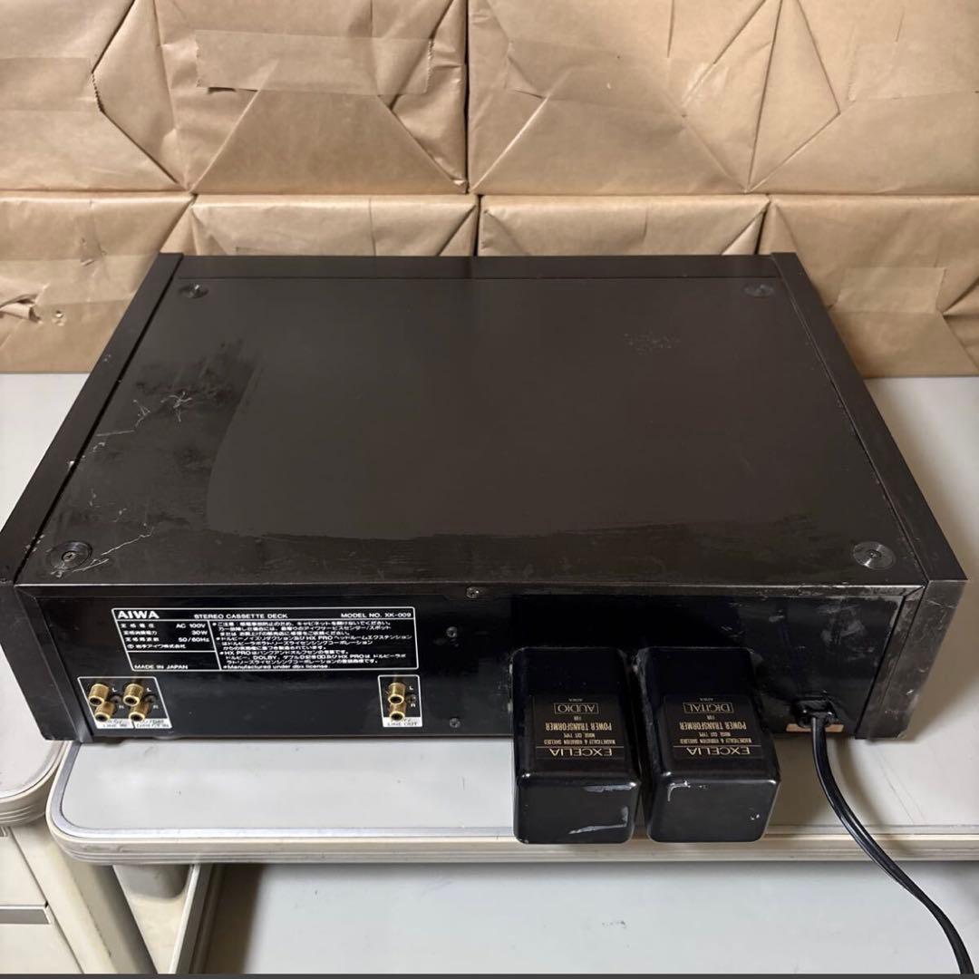 AIWA XK-009　ステレオ カセットデッキ　アイワ
