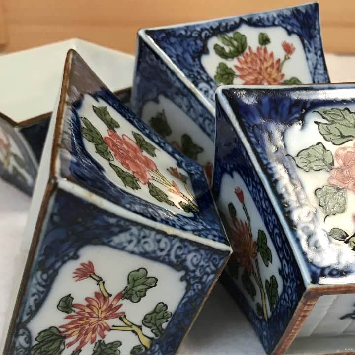 源右衛門 染錦小鉢